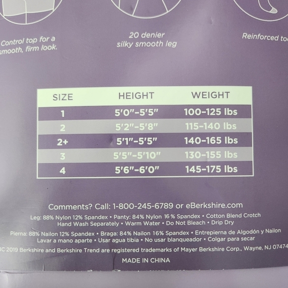 Berkshire Bundle of 3 Women's Silky Extra Wear Sheer Control Top Pantyhose. Natu - Picture 4 of 4